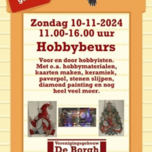 Hobbybeurs in Verenigingsgebouw De Borgh